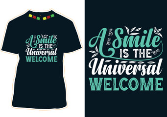 World Smile Day T-shirt Design
