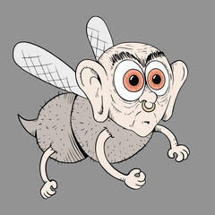 Design of mutant insect flying