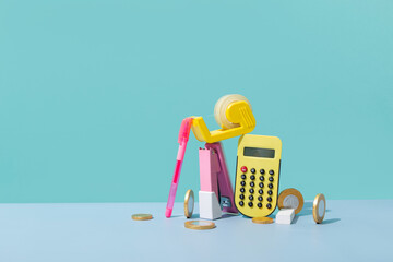 Conceptual business still life