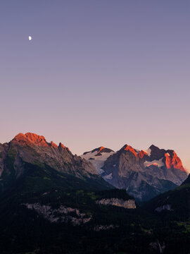 Wetterhorn sunset
