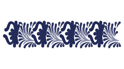 diseños de talavera en azul, plumeado PNG patrones