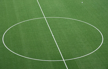 middle of soccer field