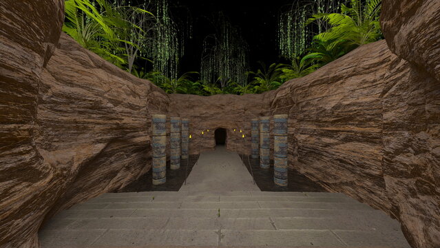 地下神殿入口