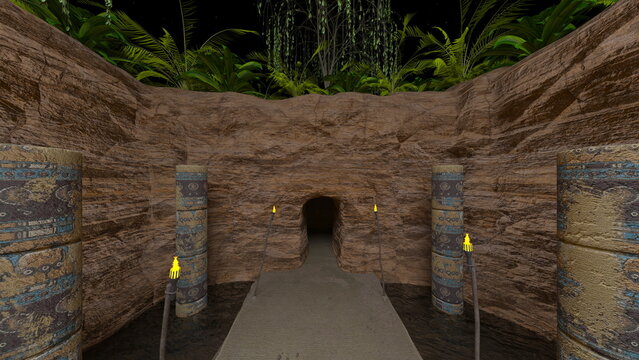 地下神殿入口