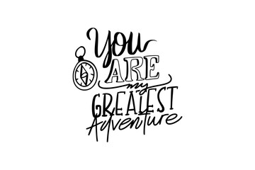 adventure quotes in Silhouette for t-shirt cut file
