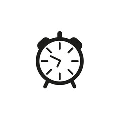 alarm icon. Time clock. Old watch. Stopwatch icon. Vector illustration. Stock image.