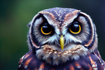 Close-up of a great owl