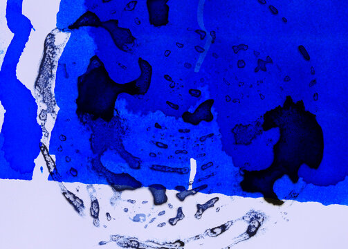 Abstract Blue Planet