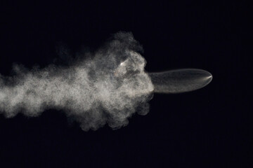 Rocket Launches into space 