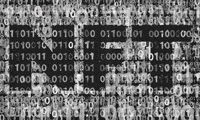 Monoto NFT text with paint texture and digital diffusion dither effect