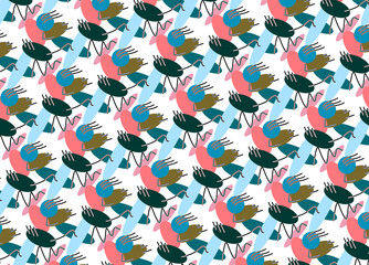 80's inspired repeating pattern
