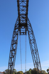 Fototapeta na wymiar Nouvelle-Aquitaine - Charente-Maritime - Pilier du Pont transbordeur côté Echillais