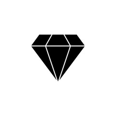 Diamond icon vector for web and mobile app. diamond gems sign and symbol