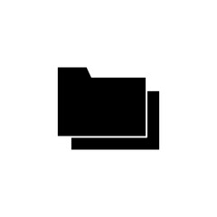 Folder icon vector for web and mobile app. folder sign and symbol