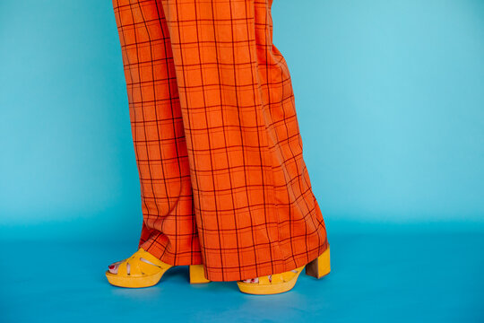 Vintage plaid pants