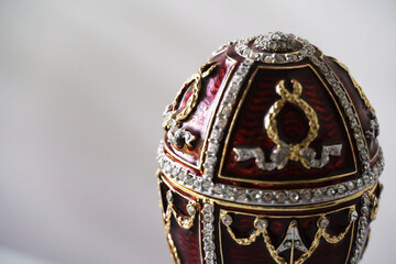 easter egg with ornament faberge
