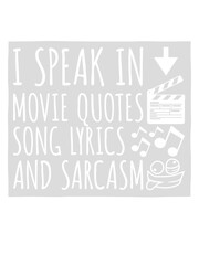 speak lyrics and sarcasm 