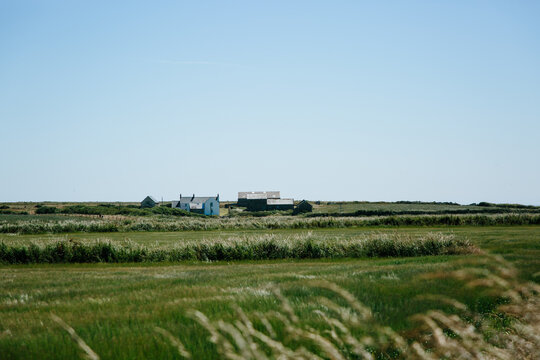 Traditional Welsh farmhouse and buildings