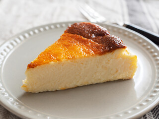 手作りのバスクチーズケーキ