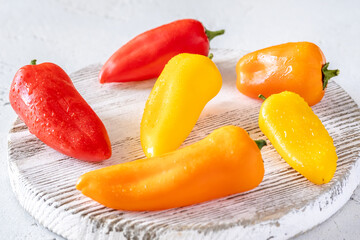 Fresh sweet peppers