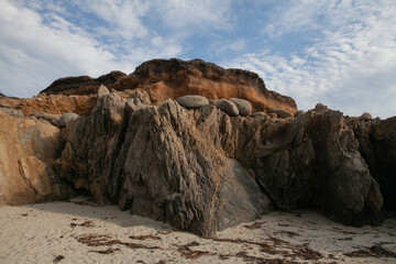 Rock formation near Big Sur on the California coast