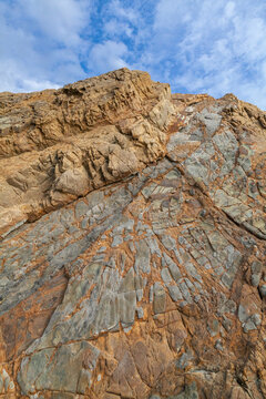Rock formation near Big Sur on the California coast
