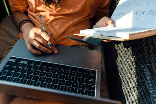 businesswoman with computer
