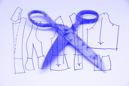 The pattern cutter's scissors