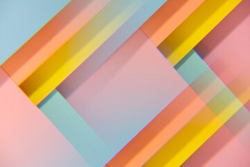 Abstract colorful geometric shapes. 