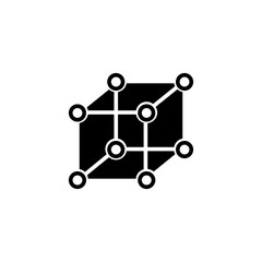 lattice icon vector design templates