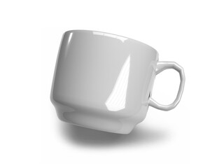 Tea Cup 3D Illustration Mockup Scene