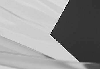 Abstract rectangle with plastic film