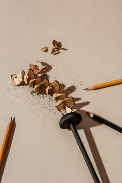 Pencil shavings