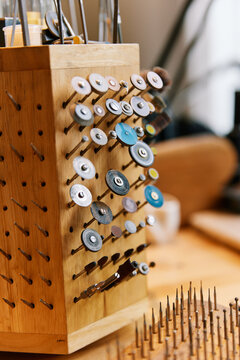 A goldsmiths workbench