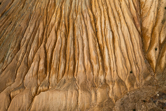 Mine land texture from above