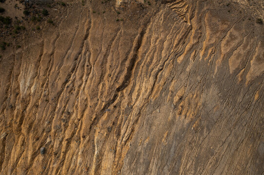 Mine land texture from above