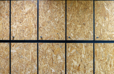 locker OSB plywood or Oriented Strand Board, is recycled material from waste wood.