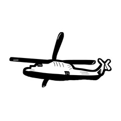 airplane isolated on white background