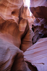 Secret Antelope Canyon vertical, Page, Arizona