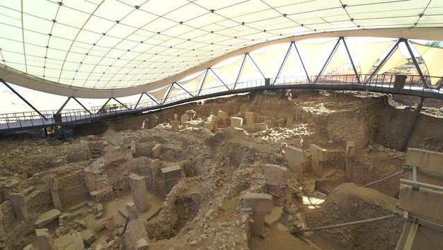 Gobekli Tepe is The Oldest Temple of the World. Gobeklitepe, a Neolithic archaeological site near the city of Sanliurfa in Turkey.