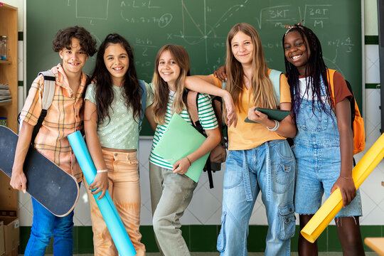 Students posing together