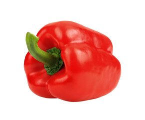 Red pepper isolated on transparent png