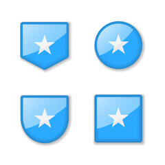 Flags of Somalia - glossy collection.