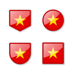 Flags of Vietnam - glossy collection.