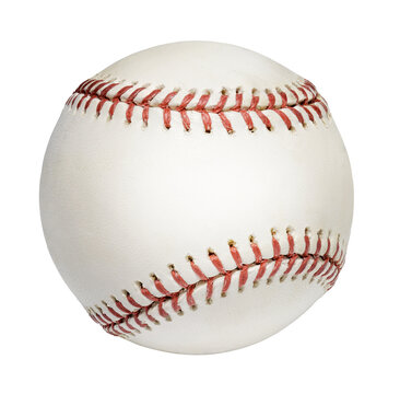 Baseball ball isolated on a white background, Baseball ball on White Background With PNG file.