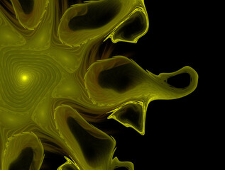 Imaginatory fractal abstract background Image