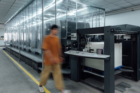 Factory worker in factory