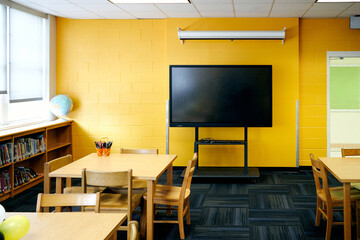 yellow classroom