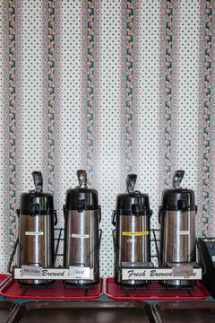 Coffee Carafe In Funky Setting