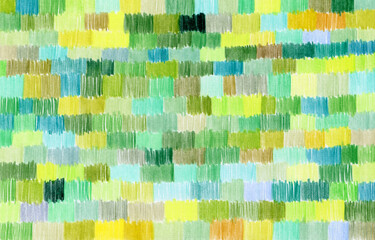 Green blocks abstract background